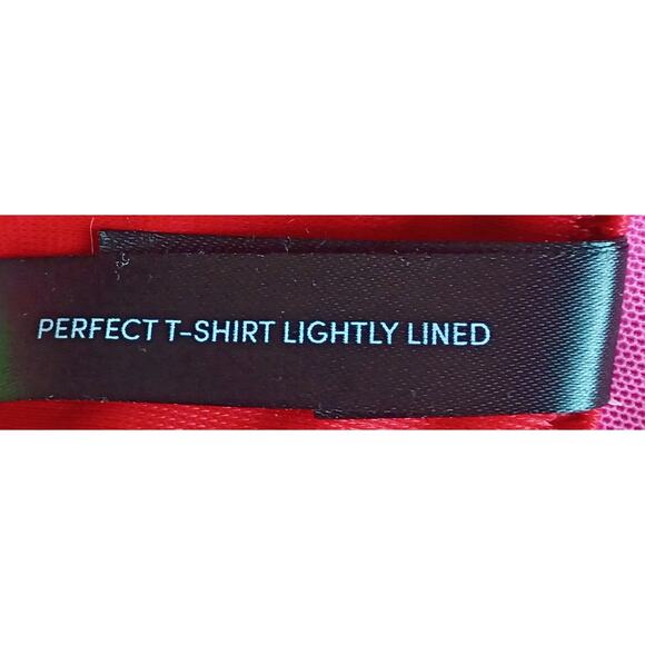 Torrid 48D Pink with Red Hearts Underwire Perfect T-shirt Lightly Lined Bra - Picture 8 of 8